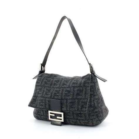 borsa lana fendi|fendi black handbags.